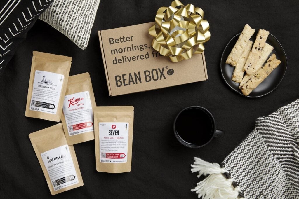 Bean Box coffee subscription discovery sampler box